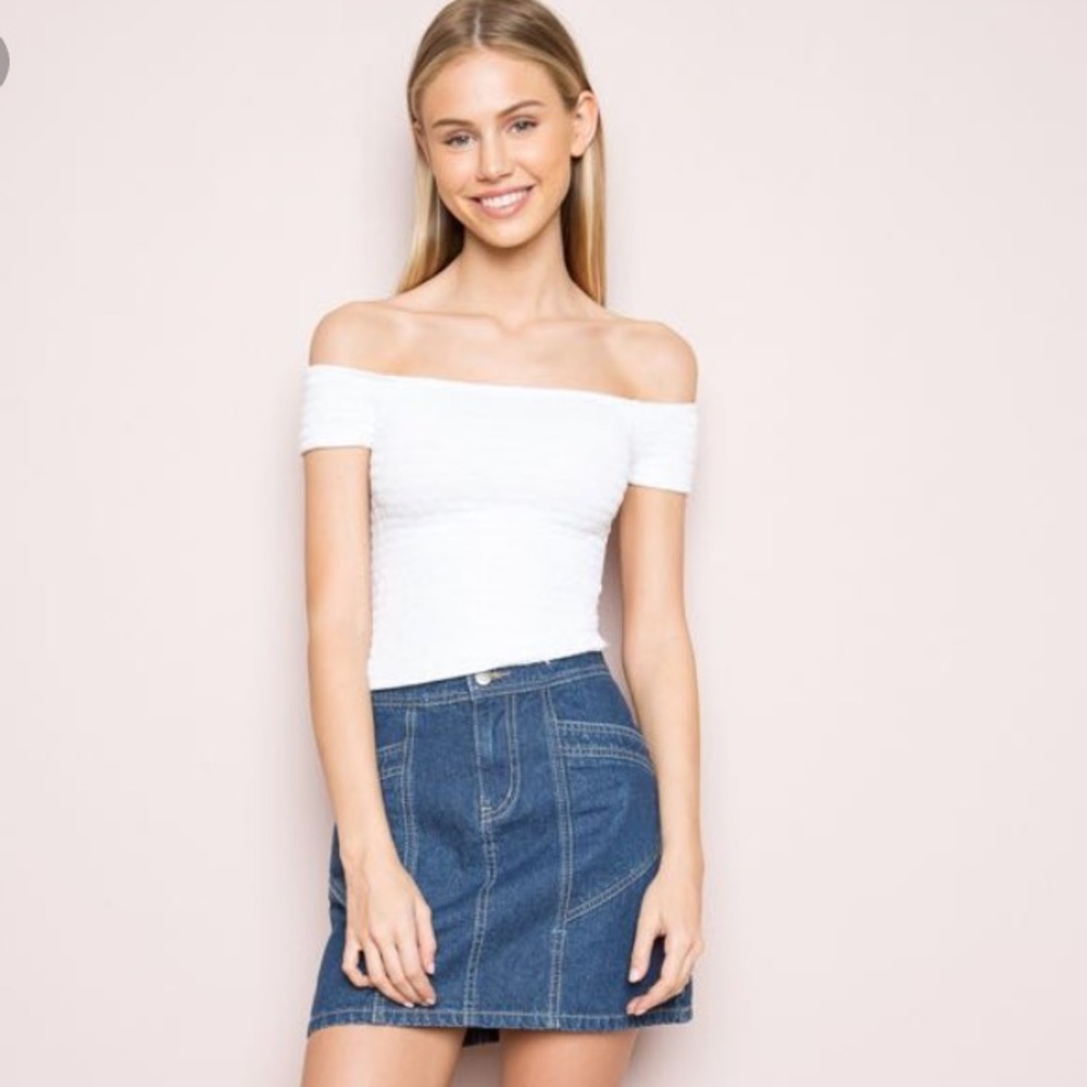 Brandy Melville Charlene Top White